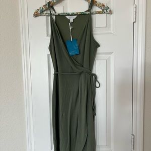 Market & Spruce Annora Faux Wrap Knit Dress - Sz Medium